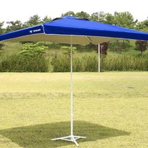 대형 2중 사각 파라솔 + 파라솔 전용 받침대 세트, 그린+받침대