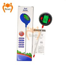 토양 테스터 5-IN-1 디지털 PH 측정기 수분 레벨 온도 햇빛 강도 습도 LCD 백라이트, 체코|5-In-1