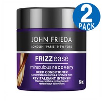 John Frieda Frizz Ease Miraculous Recovery Deep Conditioner 존 프리다 곱슬머리 영양 헤어 마스크 팩 트리트먼트 150mL 2팩