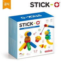 [짐보리] 스틱오_피싱 세트 (26PCS)_영유아용 3차원 자석블록