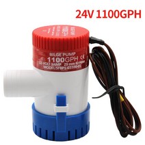 12v 24v 잠수 펌프 보트용 잠수정 바다 물 수중모터 해양, 24V 1100 + 1개