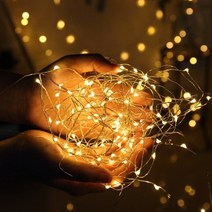 엔템 유리돔 LED 와이어전구 줄조명 1M 2M 3M, 점멸3M(칼라)