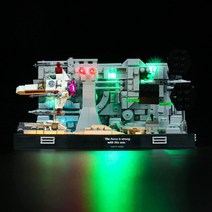 Bourvill 레고 스타워즈 클론 요다 75255용 LED 조명 키트 - 레고 75255 세트와 호환되는 조명 세트 - 클래, 03 데스 스타 트렌치 75329