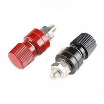 접지터미널 어스단자 바나나잭 구미 전원 8MM 6MM, 1-블랙단자6mm, 1-블랙단자6mm