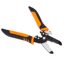 전선 탈피기 폐전선 스트리핑 압착 플라이어 와이어 스트리퍼 다기능 링 크림퍼 전기 필링 네트워크 케이블 페룰 스트리퍼 도구, 4 in 1