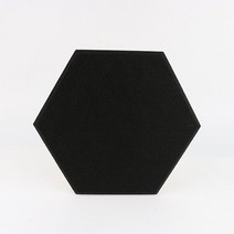 차음재 흡음제 방음스펀지 612pcs 자기 접착 육각형 보드 섬유 사운드 흡수 고밀도 음향 패널 코튼 침실 스튜디오 어쿠스틱 폼, 검은색, 6개