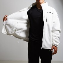 로카 후리스 전체자수 보아털 왕기모 가슴지퍼포켓 군인 군대 코리아아미 군장점후리스