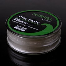 해루질 낚시 피더를위한 PVA 테이프 물 용해 10mm x 20m 빠른 태클 투명 환경 전문 도구, 한개옵션0