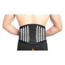 허리아플때 이중 지탱 메쉬 보호대 M 허리복대추천 여름허리복대 척추보조기, 1개