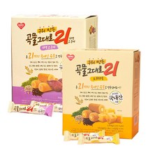 곡물그대로 21 오리지널 100봉 + 자색고구마 100봉 (총 200봉)