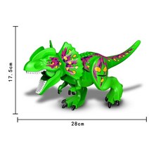 중국레고 새로운 2022 쥬라기 공룡 월드 시리즈 빌딩 블록 디노 파크 Baryonyx Velociraptor Dinosaurios, 44 YG77114-6