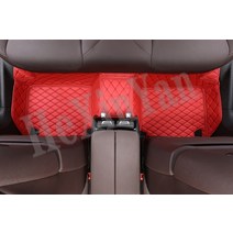 플로어매트 댄스플로어매트 러그원형레드 로고 자동차 바닥 매트 모든 모델 액세서리 러그, Black red