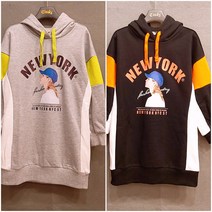 신디키즈 *올봄 스포티하게* 절개배색 후드 원피스 CIOM19W1Q