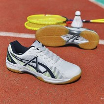 테니스스트링 배드민턴 신발 테니스 미끄럼 방지 스포츠 스니커즈 남성용 전문가용 충격 패션, [01] 36, [05] white