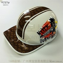 비보뉴 사계절 오토바이 하프 헬멧 야구모자 헬멧 U001U169, L (59-60CM 머리둘레), 파도타기