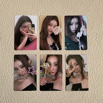 6 개대 Kpop ITZY 새 앨범 체크메이트 사진 카드 HD 인쇄 엽서 팬 컬렉션 Lomo, OSS21139MXP4