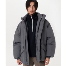 COSTUME O’CLOCK [리뉴얼ver]컴포터블 벌룬핏 다운 패딩 다크그레이 COOSJP031D.GRAY COMFORTABLE BALONFIT DOWN PADDING DARK