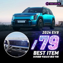 [JR SHOP] EV9 튜닝 악세사리 차량 용품, 48_3라인 아크릴 도어캐치(블랙)