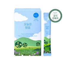 네츄럴굿띵스 오늘은 맑음 유기농 엘더베리 배 도라지즙 14포, 1박스