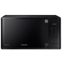삼성전자 세라믹 전자레인지 블랙 버튼식 23L, MS23K3513AK