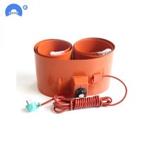 드럼히터 드럼밴드 히터 220v 110v 200l 실리콘 밴드 담요 오일 바이오 디젤 플라스틱 금속 배럴, 250x1740mm 2000w