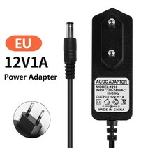 12V 1A 전원 공급 장치 어댑터 미국 EU AU UK 플러그인 AC/DC 변환기 100-240V ac-dc 12W 1000mA CCTV LED, 01 EU Plug_01 DC 12V_01 1A, 01 EU Plug_01 DC 12V_01 1A