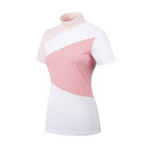 롯데백화점여성 TOUR컬러 배색 목크넥 티셔츠 6I45453엘르골프 6I45453 800192