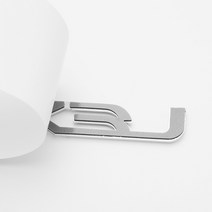 렉서스 ES200 IS250 GS300 GX400 NX300 RX350 RX450h LX470 LS600hl 후면 트렁크 로고 ABS 개조 레터 업그, 01 Bright silver_02 ES240