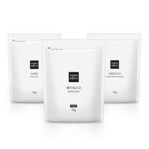가성비가 브랜드다 베이킹소다+과탄산소다+구연산 천연세제 1kg (지퍼백), 1세트