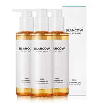 블랑카우 블랙헤드 딥클렌징 오일 - 천연오일 민감성 자극테스트완료, 3개, 190ml