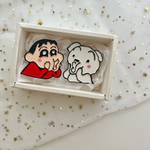 [문센트] 짱구 흰둥이 석고방향제, 샤인머스캣