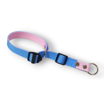 패피퍼피 강아지 목줄 대형견 마틴게일 초크체인 훈련용, 스카이블루