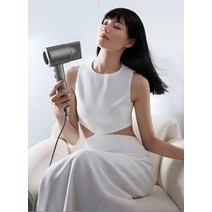 미용실 헤어 드라이기 머리 말리는 기계 전문가용, 그레이/여행용 수납가방