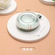 투명교정기 부모님틀니 틀니보관 치아교정기세척 위생보관 틀니케이스 교정유지장치 세정 교정기보관 어르신 마우스피스, 연두색