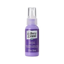 Plaid 갤러리 스테인 글라스 펜 2oz 색상선택 글라스 데코 스테인글라스 물감, 9 Amethyst