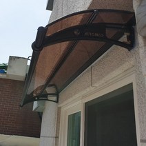 550X1900 어닝 지붕재 처마넥산 렉산시공 조립식구조물 차양캐노픽스 지붕열차단, 브라운, 블랙, 실버