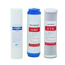 정수필터 수도 필터 주방 10 인치 정수기 필터 UDF 입상 활성탄 + PP 코튼 CTO 압축 탄소, 02 5 micron PP cotton