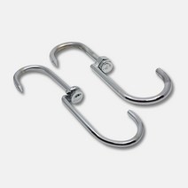 도금 회전고리 10파이 12파이 낱개 묶음 정육고리 소걸이 돼지걸이 에스고리 고기와함께