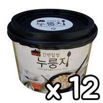 대한식품 간편 찹쌀 누룽지(컵) (60g*12입), 60g, 1개