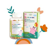 굿소일 DailyPlan 키즈 칼슘 앤 비타민D 젤리 구미 90정, 성장기 어린이를 위한 똑똑한 선택!