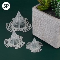 화분 배수 원뿔형 플라스틱 패드 꼬깔 깔망 통기 배수