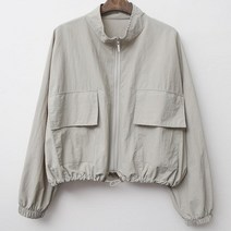 시크로즈 루즈핏 여자 데일리룩 건빵점퍼