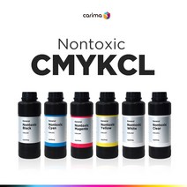 무독성/무자극 3D프린터 레진 - LCD & DLP 3D프린터용 / CMYK / 워셔블 500g, (노랑)_캐리마 무자극 무독성 레진 500g