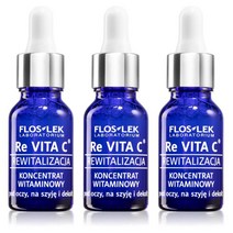 Floslek Laboratorium Re Vita C 리바이탈라이징 에센스 40+ Concentre 15Ml 3개
