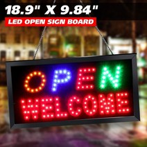 lcd led 야광 네온사인 간판 전광판 Led 발광 상점 광고 오픈 빌보드 라이트 몰, CN, AU 플러그