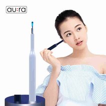 내시경 귀이개 귀후비개 귀파개 LED 이어 클리너 불빛 라이트 귀지제거기 귀관리기 아기 유아 어린이 성인용 스마트폰연결 카메라 고막 깊은곳까지환하게 고해상도 USB충전 무선 귀청소, 화이트