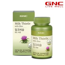 [GNC] 밀크씨슬 위드 아연 (60정) 30일분_50973, 60정