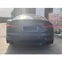 자동차 부품 RS5 리어 범퍼 A5 B9.5 B10 후면 bykit facelift rs5 2020, 한개옵션0