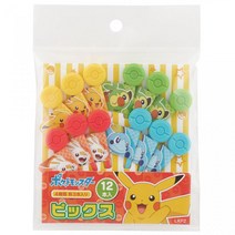 포켓몬스터 소풍 도시락 과일꽂이 데코픽