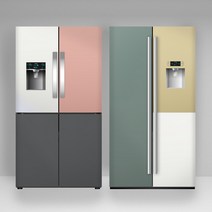 냉장고 셀프 리폼 시공 단색 시트지 인테리어필름, 12. 퀸하우징 슬레이트 블루 SQ312(10cm)